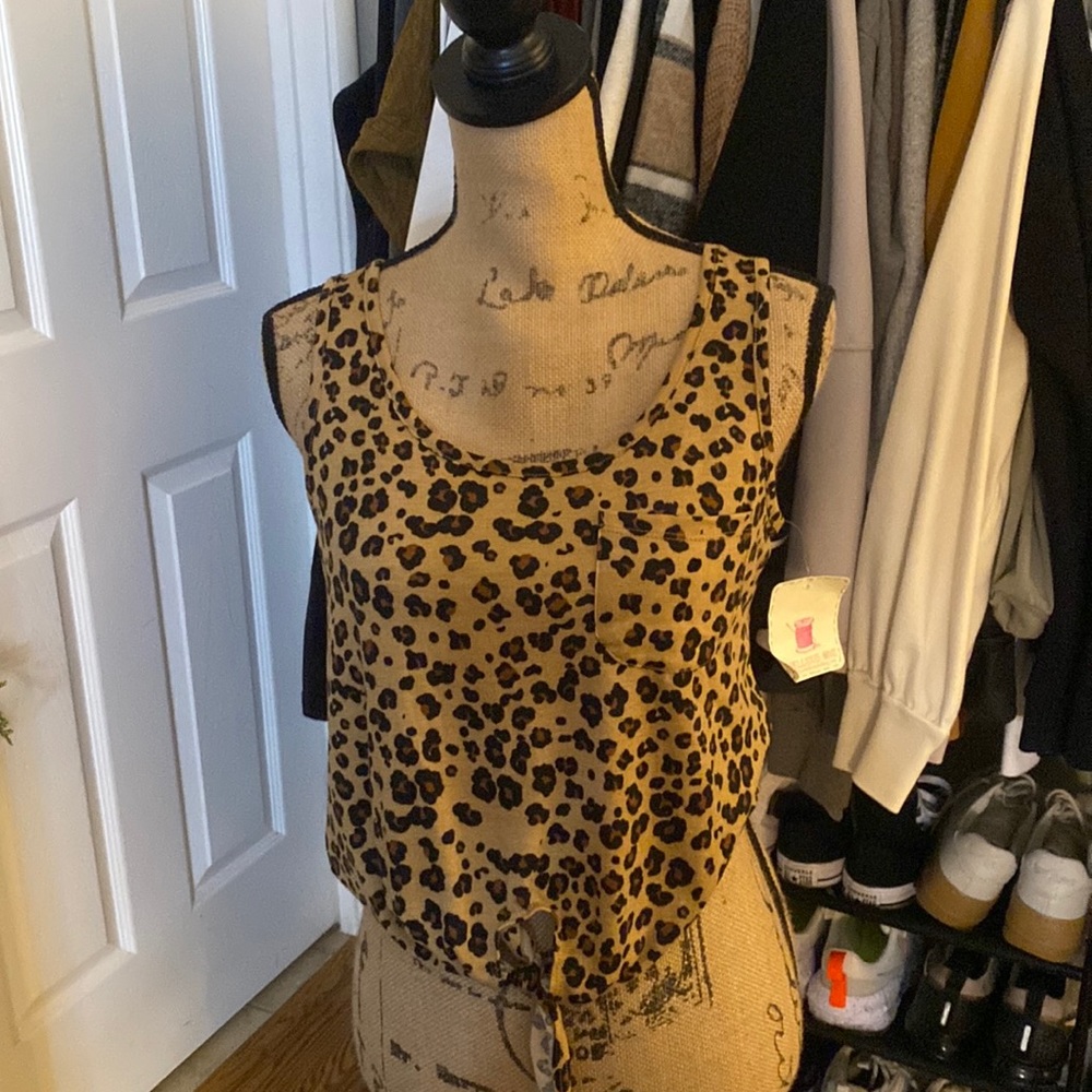 NWT Animal Print Tank